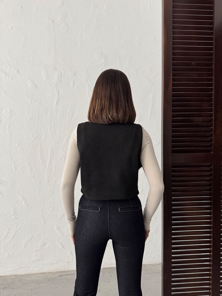 Aplikeli Scuba Süet Yelek